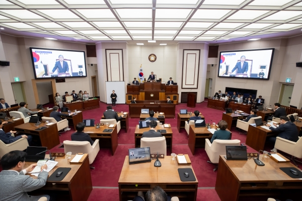 제287회 임시회 개회식 및 제1차 본희의 활동 