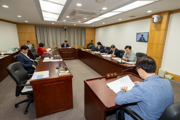 제287회 구미시의회 임시회 문화환경위원회 조례안 심사활동