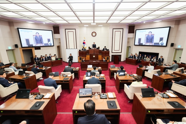제295회 임시회 개회식 및 제1차 본회의 활동