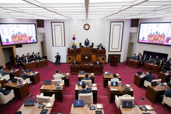 제296회 임시회 개회식 및 제1차 본회의 활동