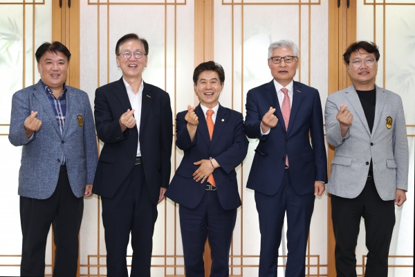 키다리식품 회장 접견