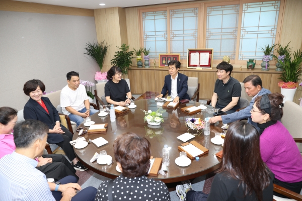 형곡1동 주민자치위원회 접견