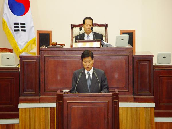 제100회 임시회 개회식