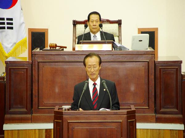 제100회 임시회 제1차 본회의