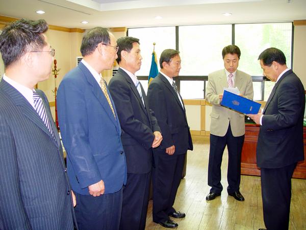 구미시의회 세입.세출예산 검사위원 위촉식