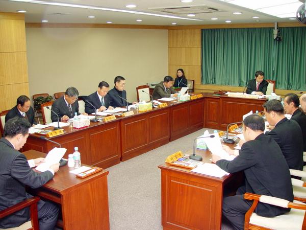 제109회 정례회 산업건설위원회 활동