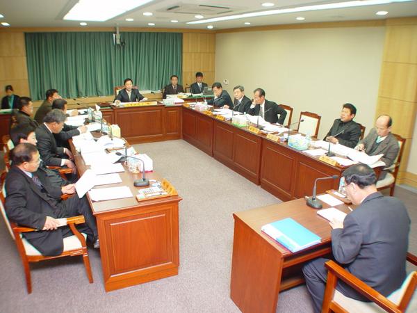 제109회 정례회 예산특별위원회 활동